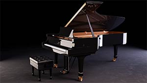3ds max Piano Steinway & Sons modèle D
